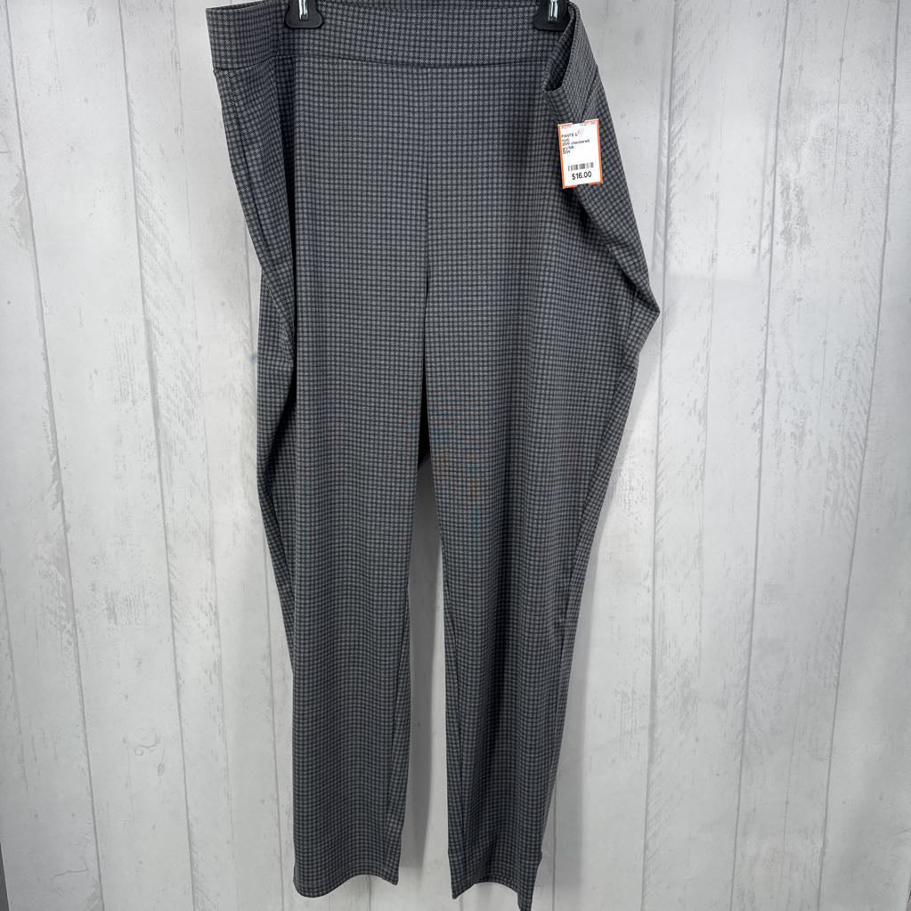 20W checkered pull-on pant