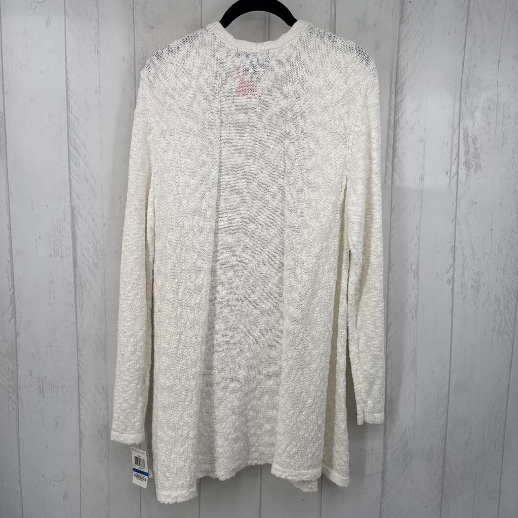 NWT XL Crochet Knit Open Cardigan