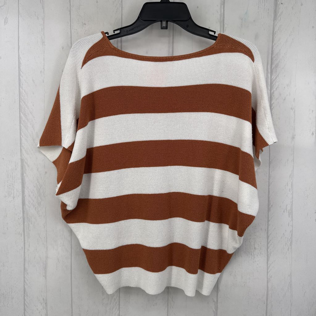 LG Striped Boxy Knit Cropped Top