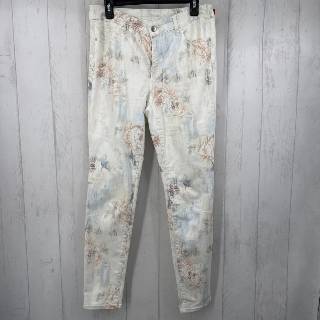 0.5 the Platinum Floral Print Jegging (Small/6)