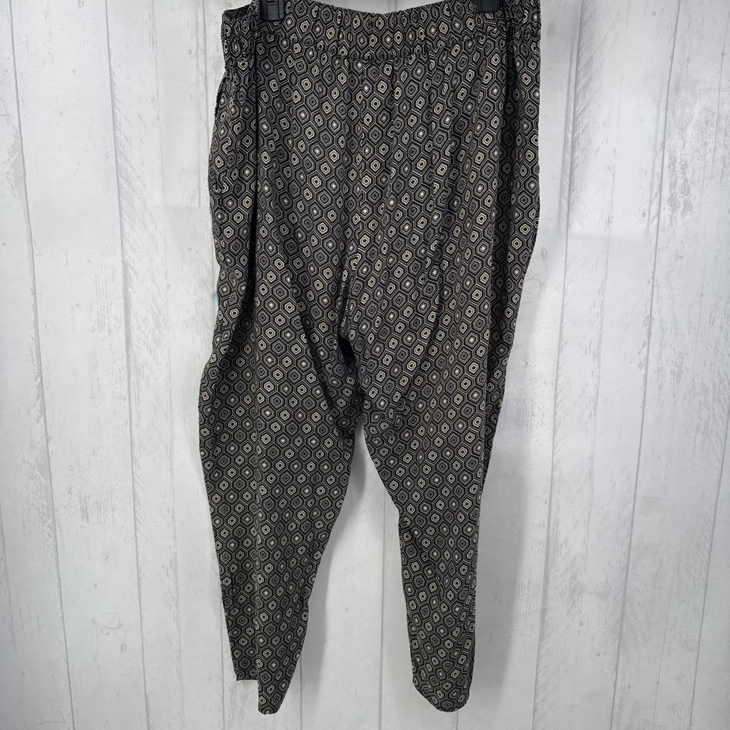 XXL printed pull-on pant