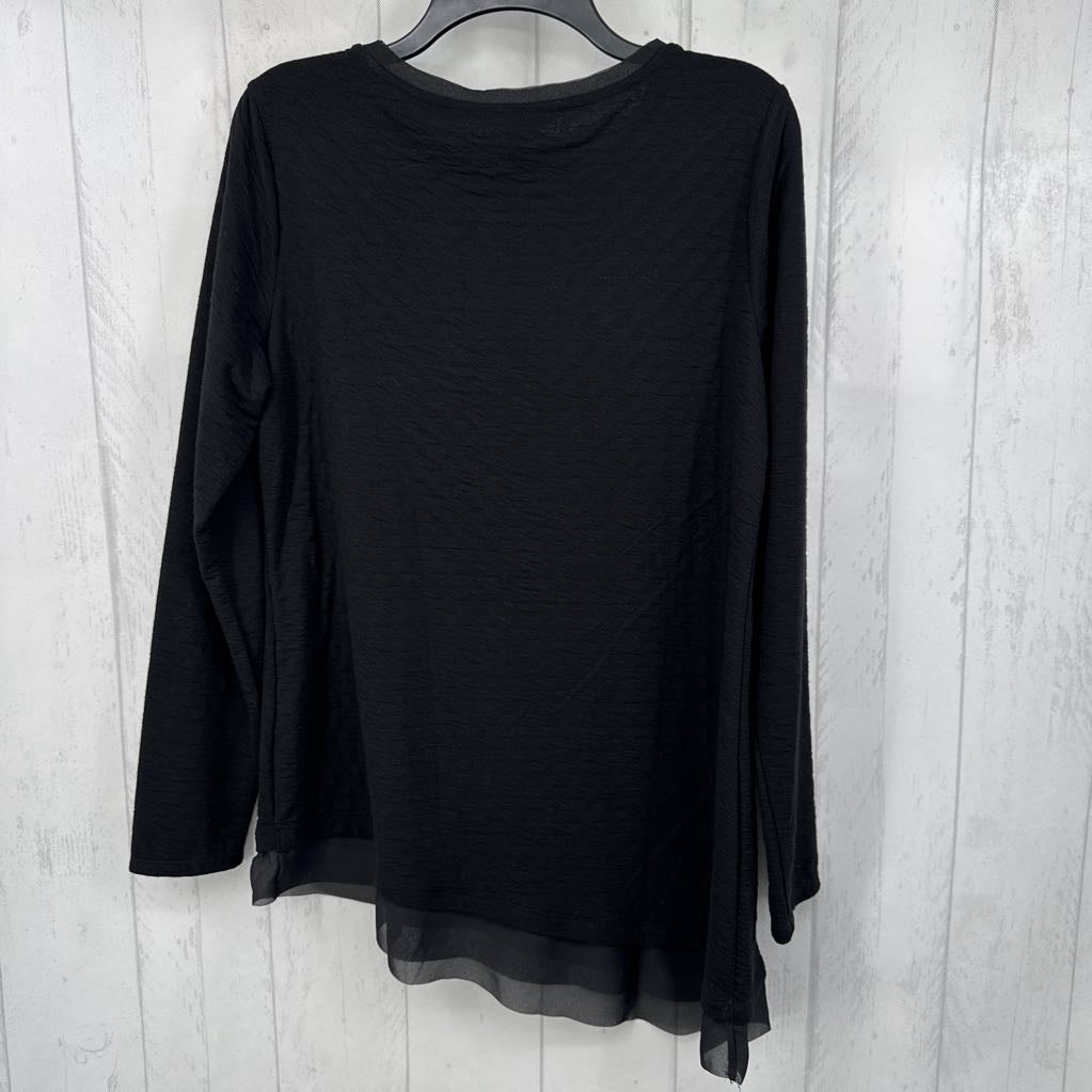 R48 L l/s sheer hem top