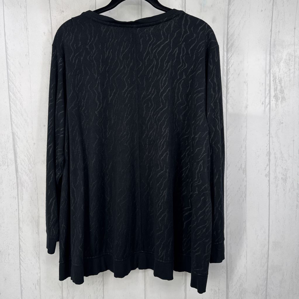2x l/s v-neck sweater