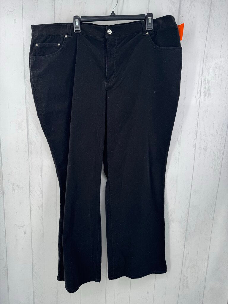 22W stretch corduroy pant