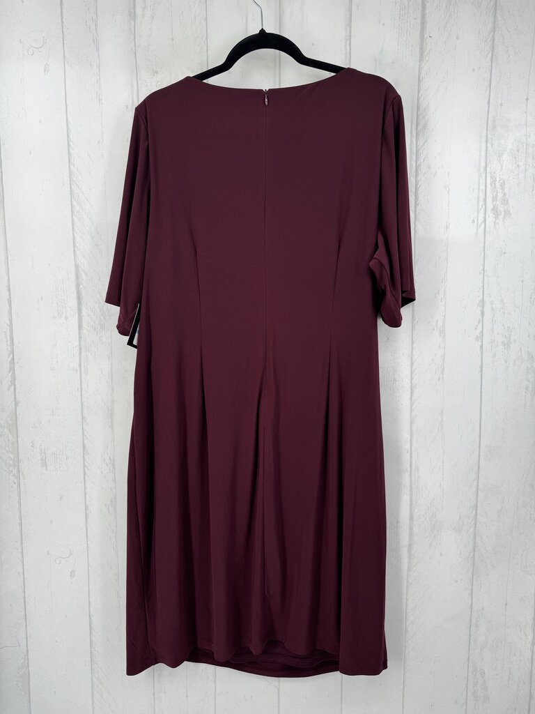 R89 20W gathered s/s dress