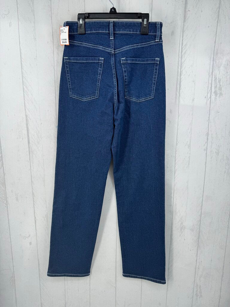 4 hi-rise straight leg jean