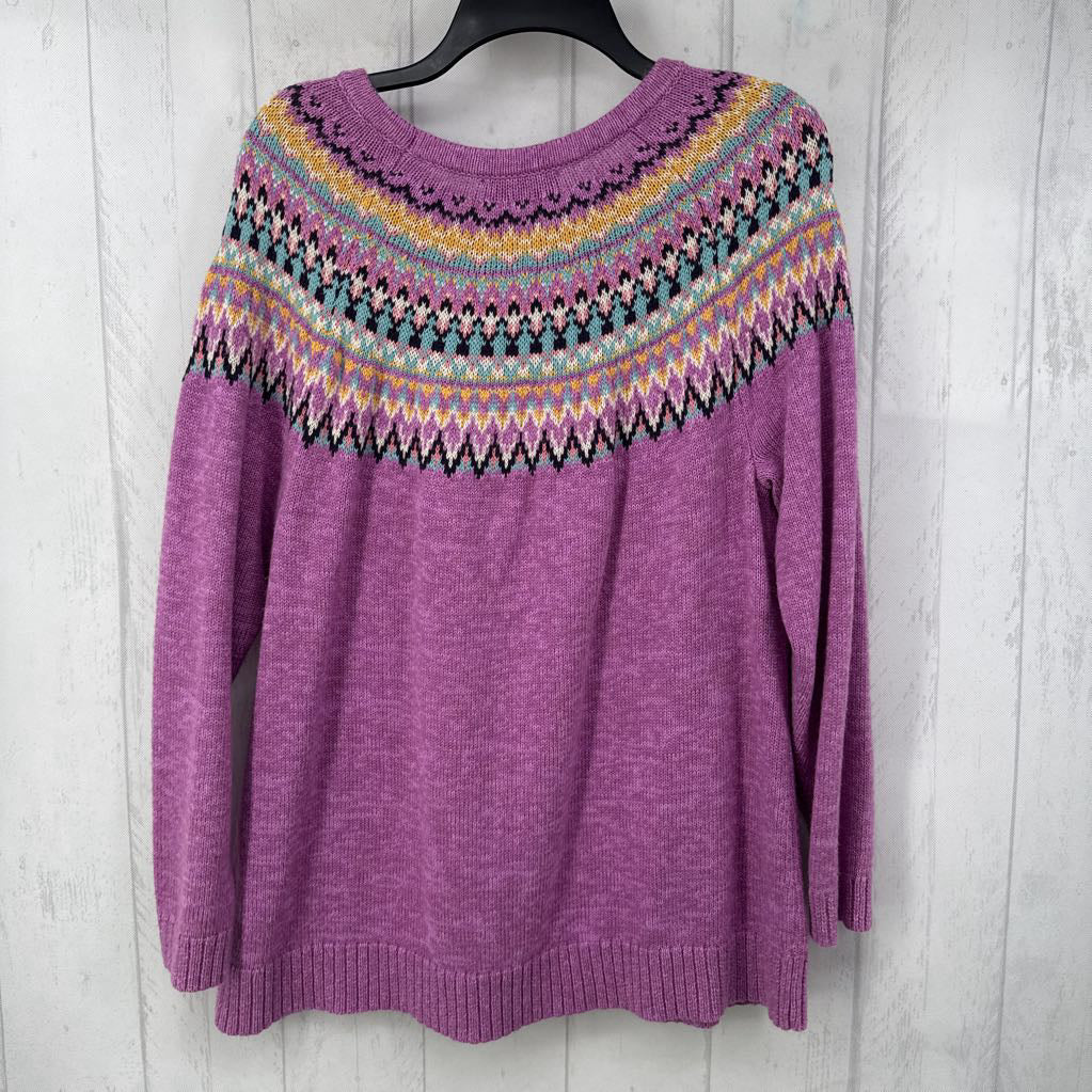 1x l/s fair isle patterned sweater