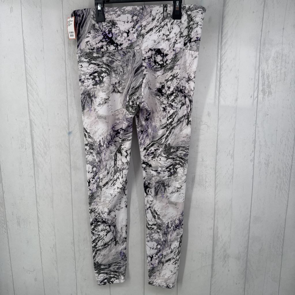L swirled print leggings