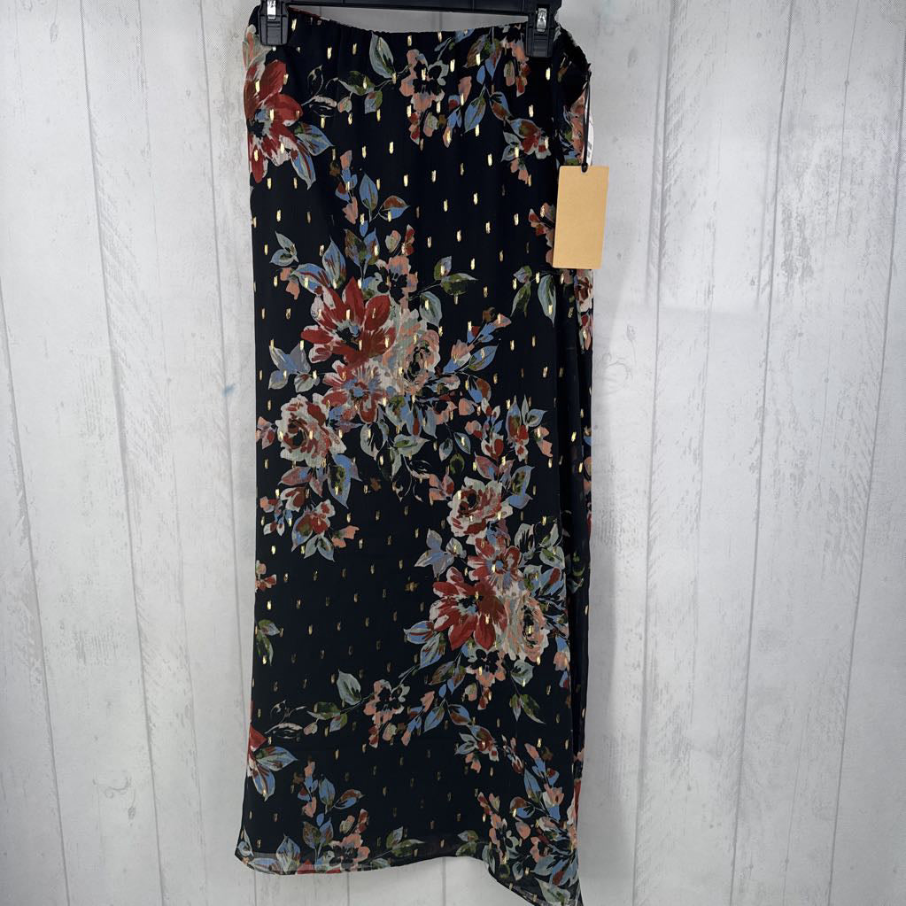 R30 L flo print long skirt