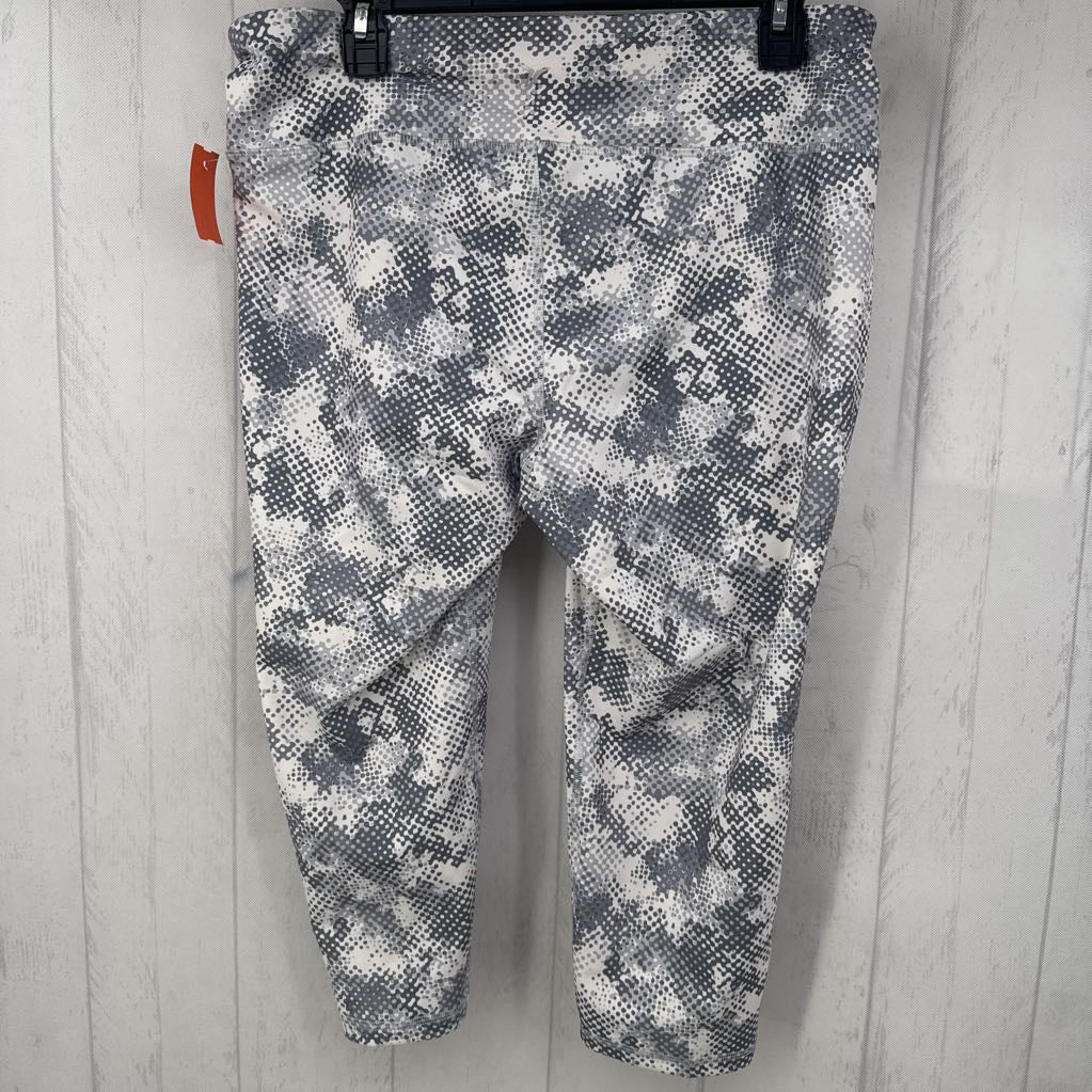 XL snakeskin print crop leggings