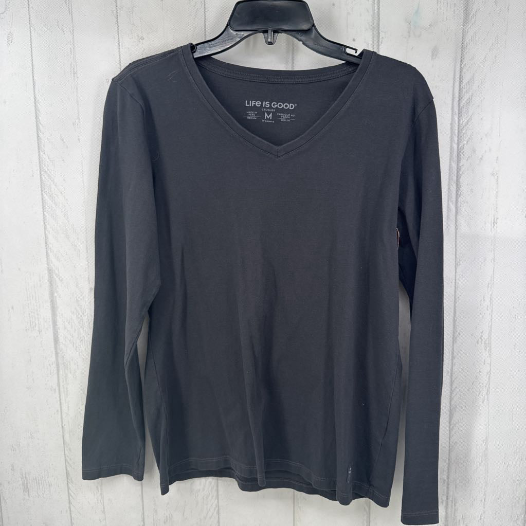 M v-neck l/s tee
