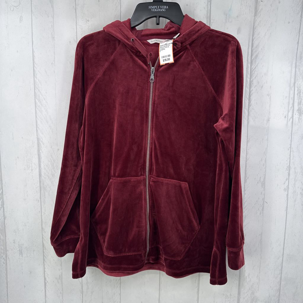 S velour full zip jacket