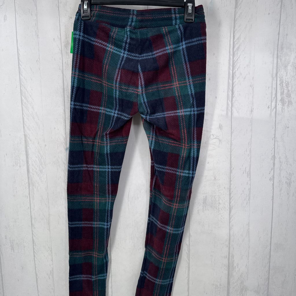 S plaid plush leggings