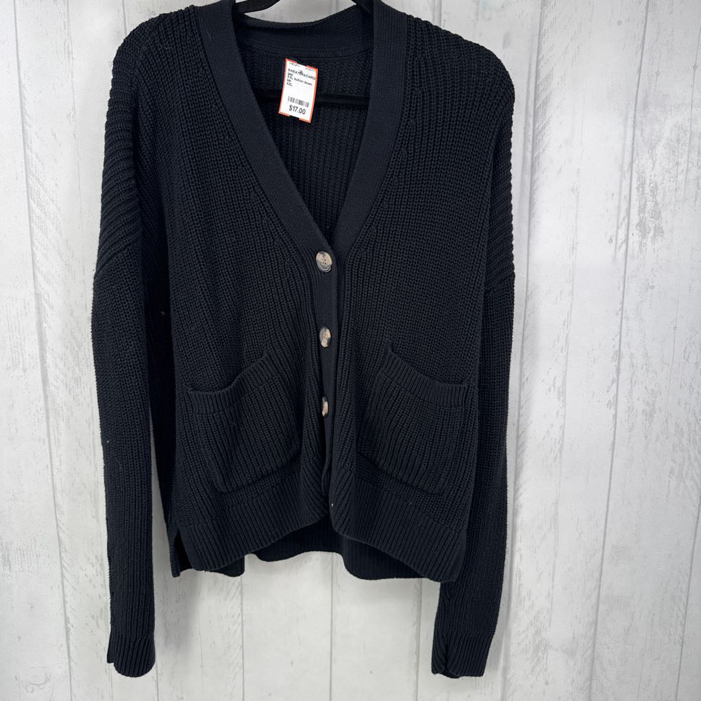 XXL button down sweater cardi