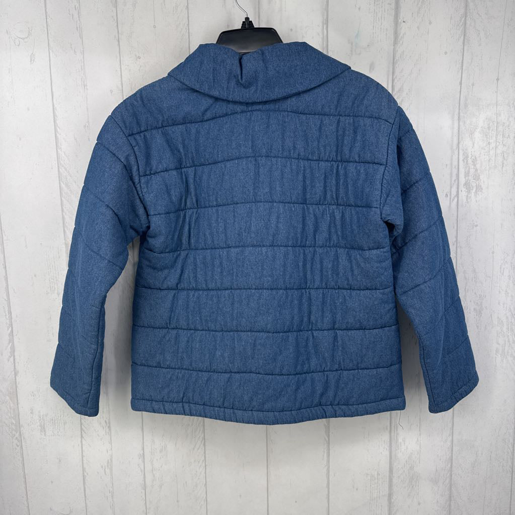 XS l/s quilted snap coat