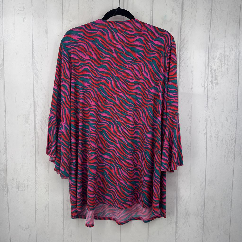 2x bell slv stripe top