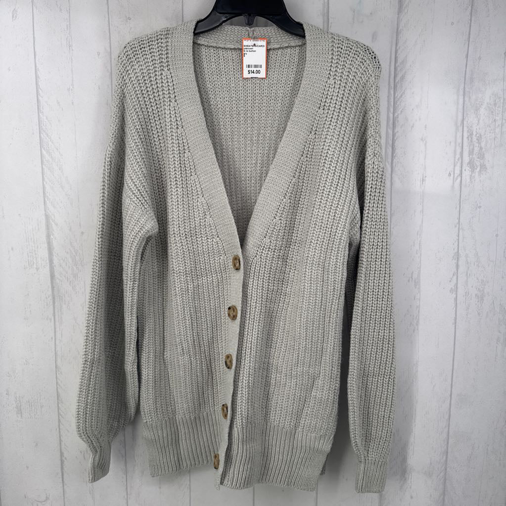 S l/s button cardigan