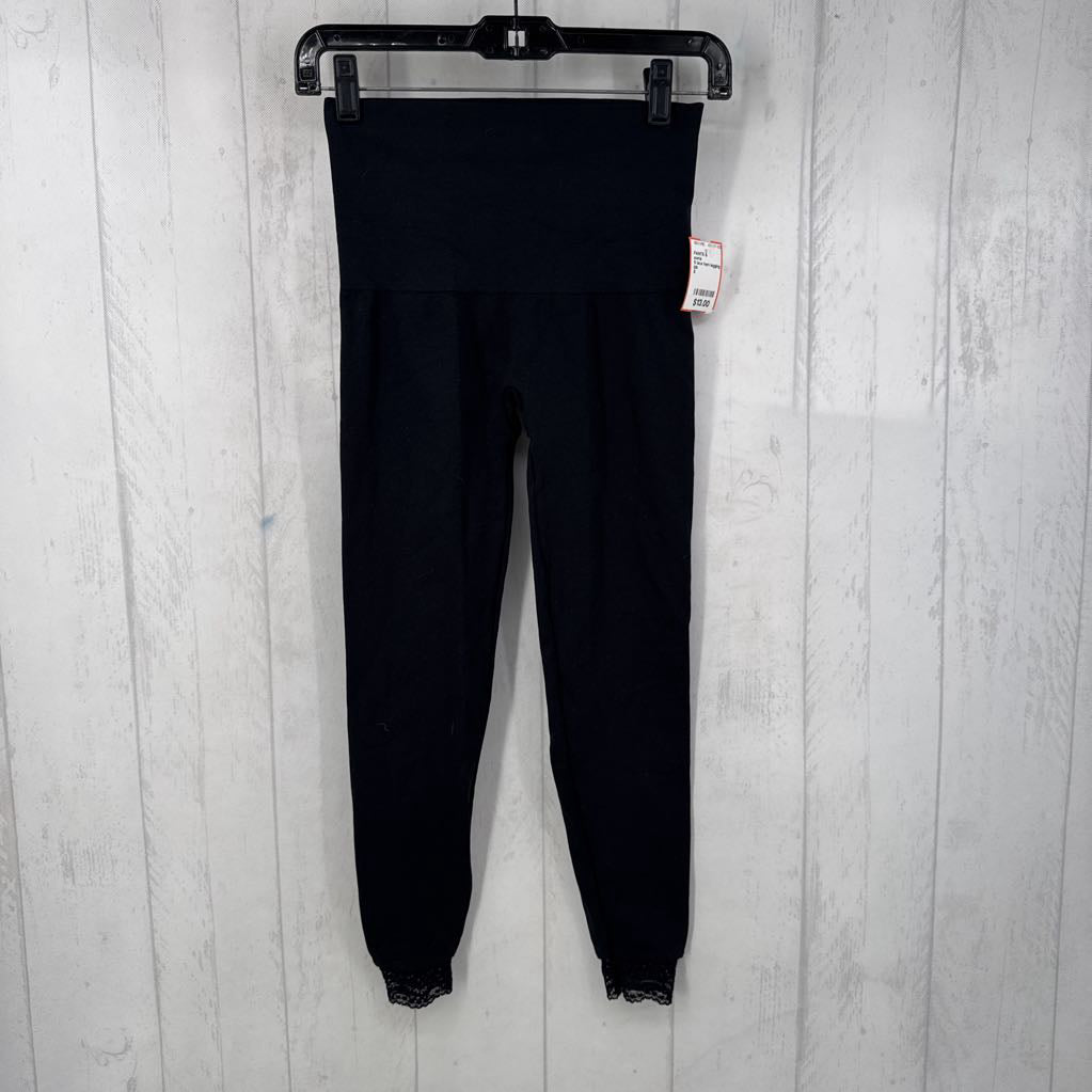 S lace hem legging