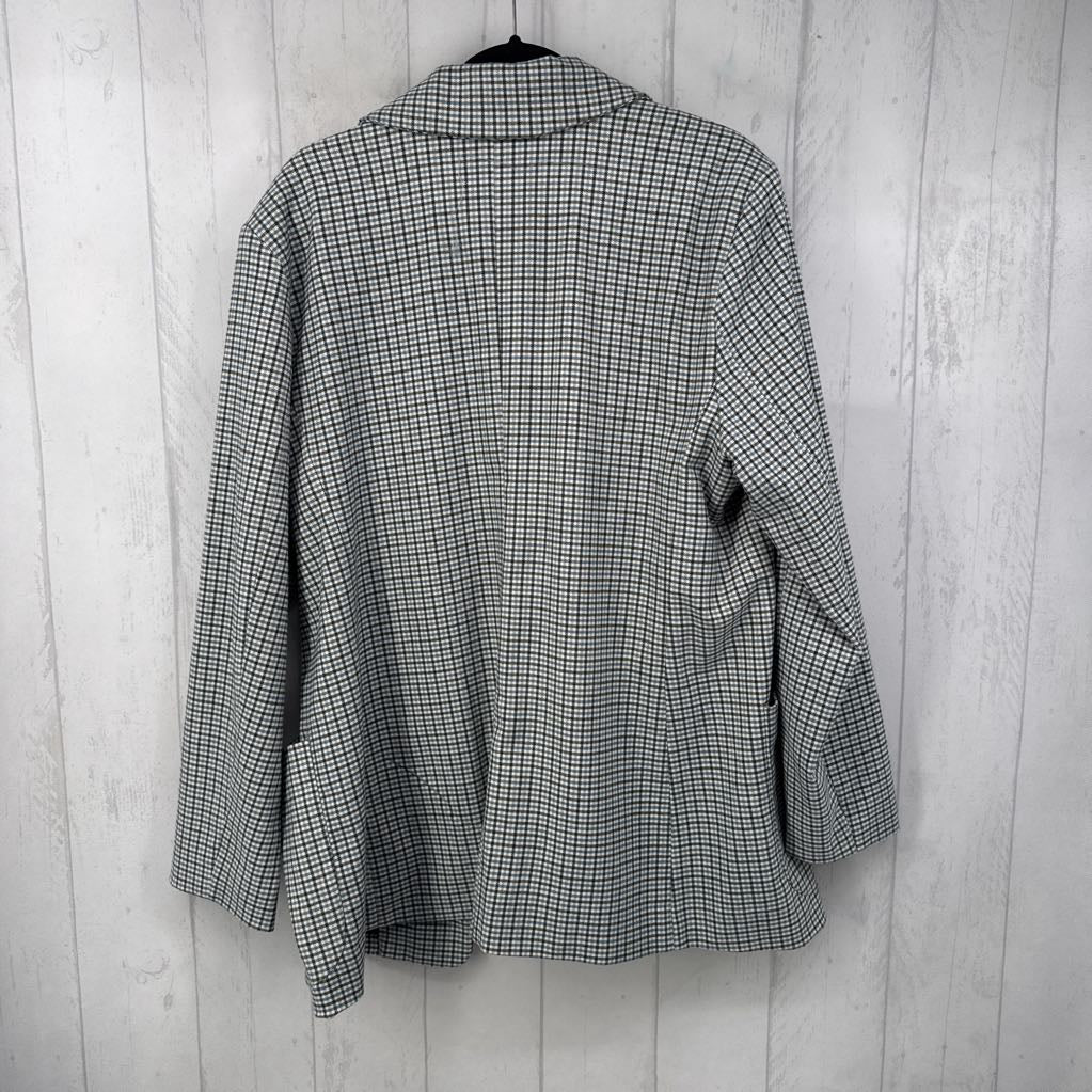 XXL plaid blazer