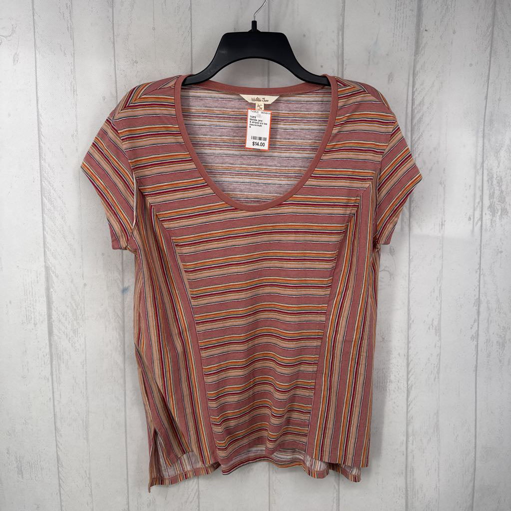 S striped s/s tee