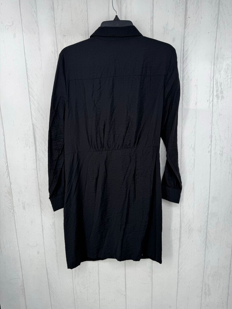 10 button down l/s dress