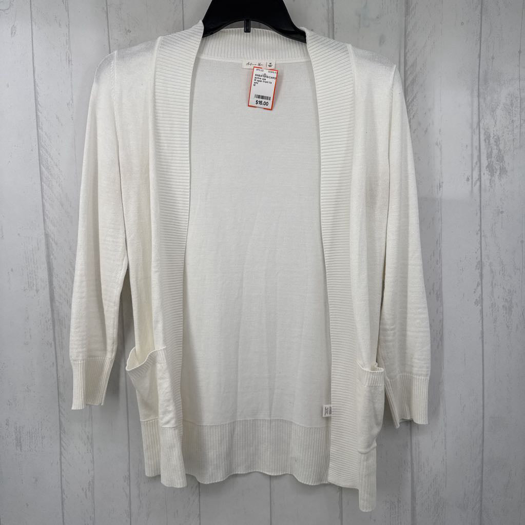 M open front l/s cardi