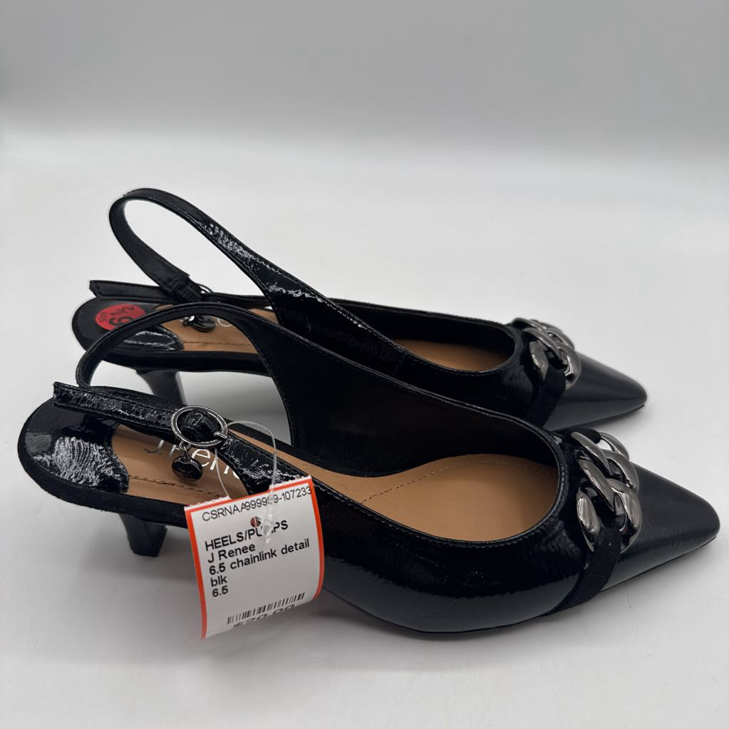 6.5 chainlink detail slingbacks