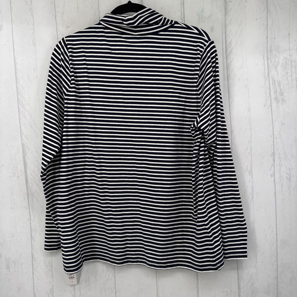 1X striped l/s t-neck