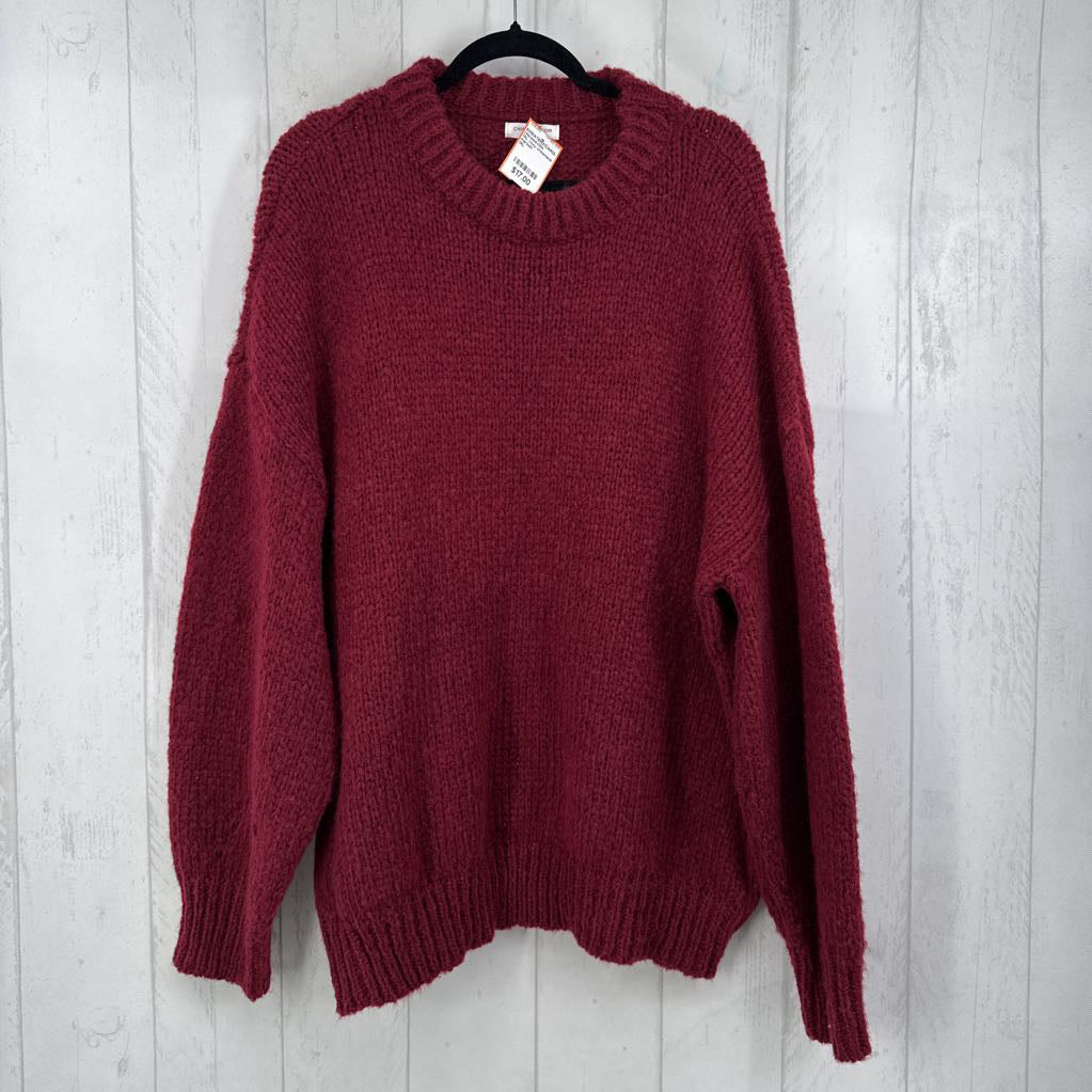 1XL cozy crewneck sweater