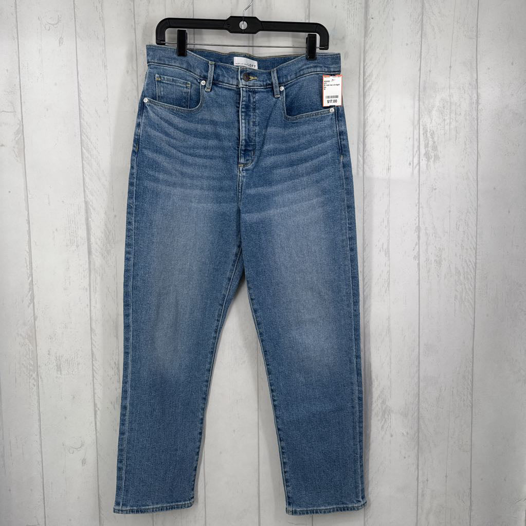10 mid-rise straight leg jean
