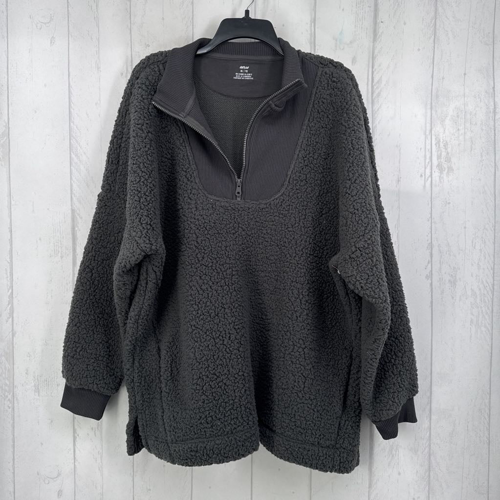 XL fleece quarter zip pullover