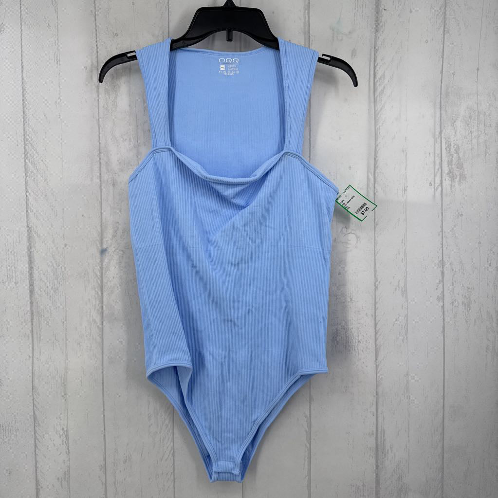 XXL ribbed slvls bodysuit
