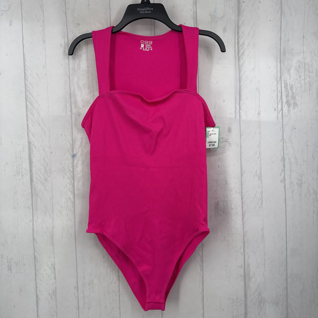 XXL ribbed slvls bodysuit