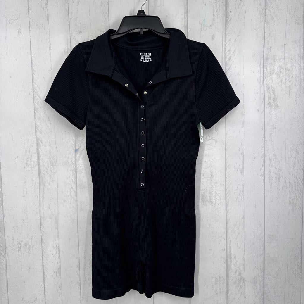 XL ribbed s/s romper