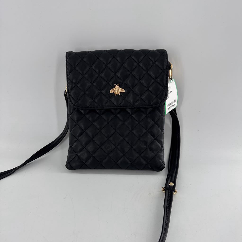 vegan leather quilted crossbody
