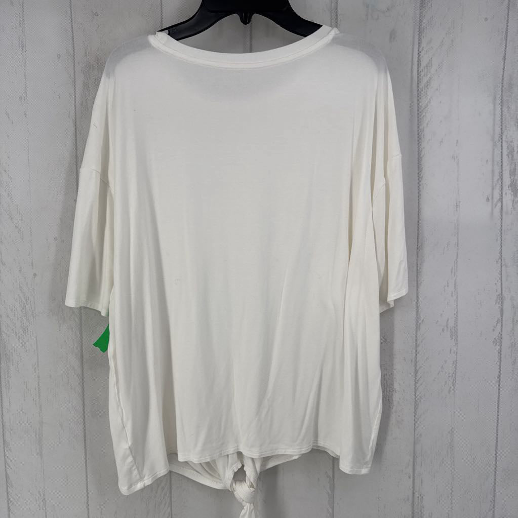 XXL s/s knotted top