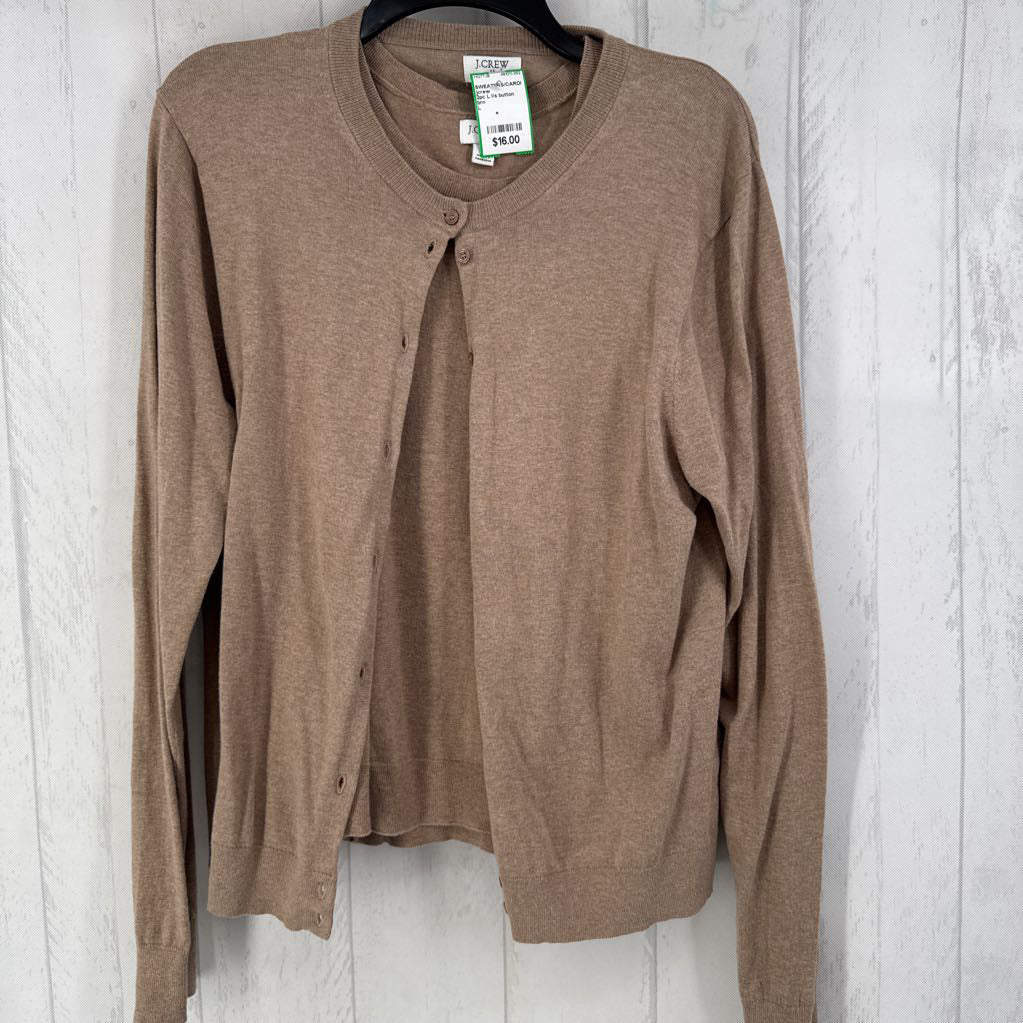2pc L l/s button cardigan w/ tank