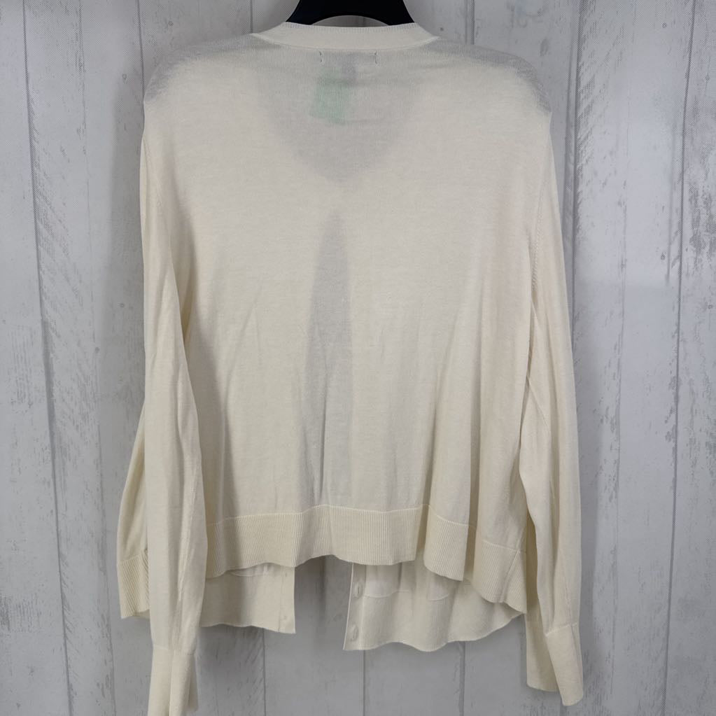 XXL l/s button cardigan