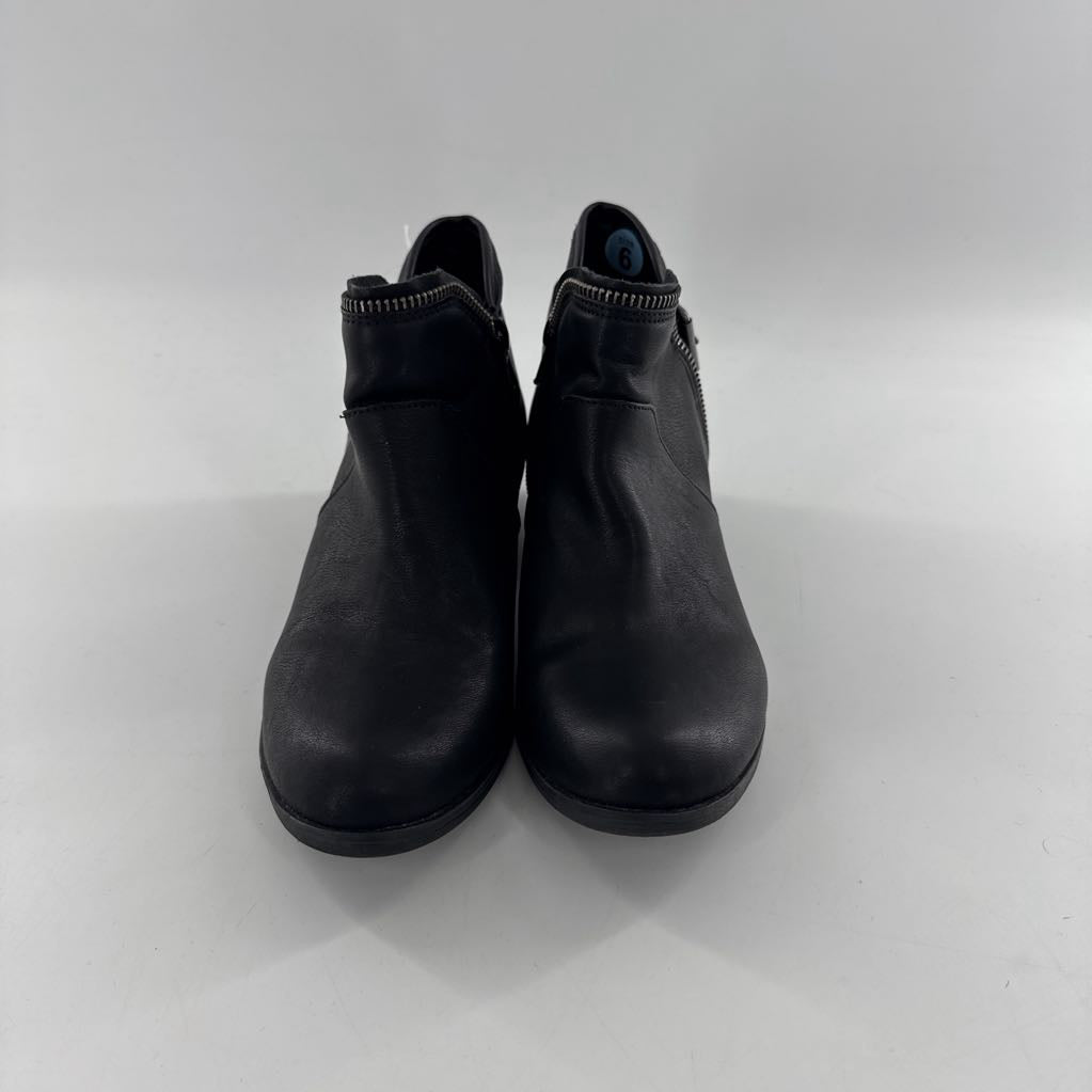 6 side zip ankle boot