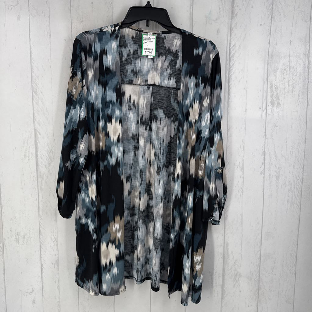 M printed 3/4 slv cardi