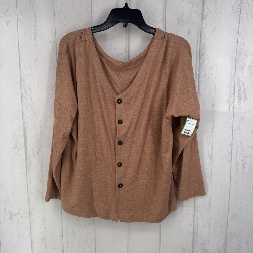 L button down l/s top