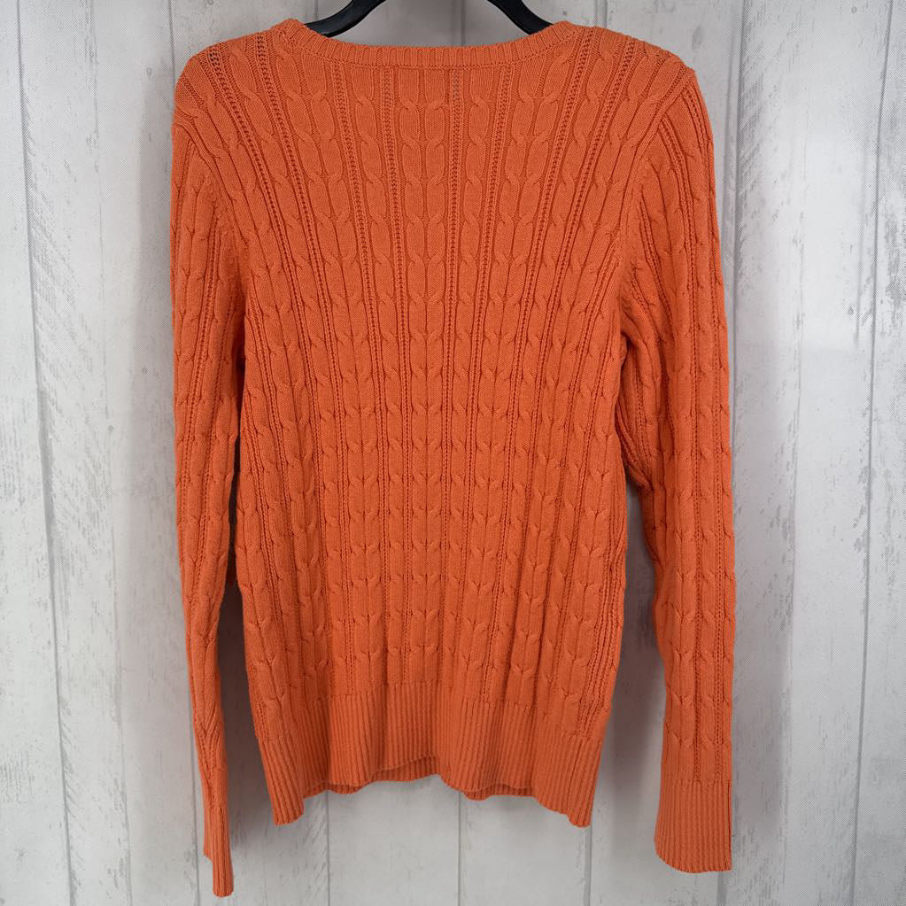 R37 L cable knit sweater