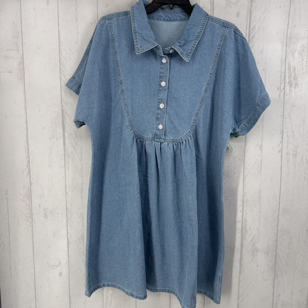 2XL denim s/s dress