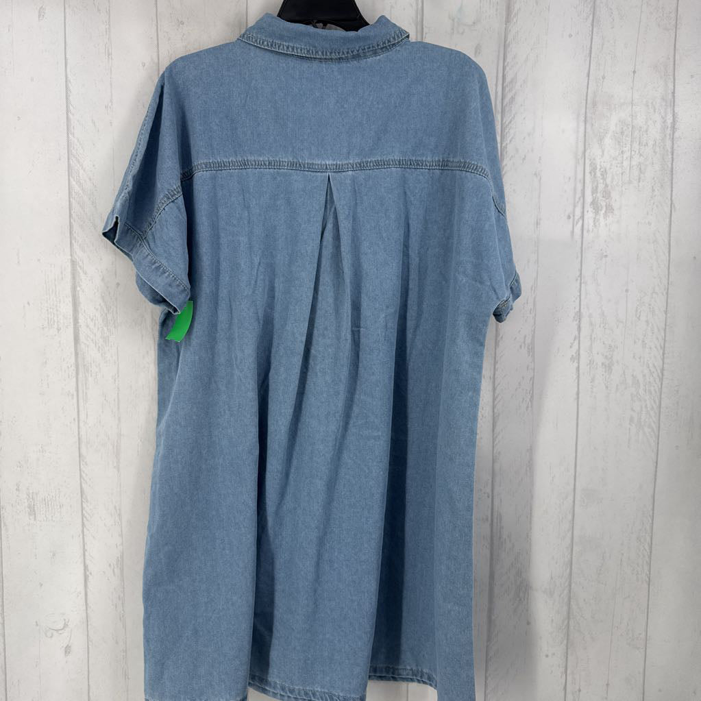 2XL denim s/s dress