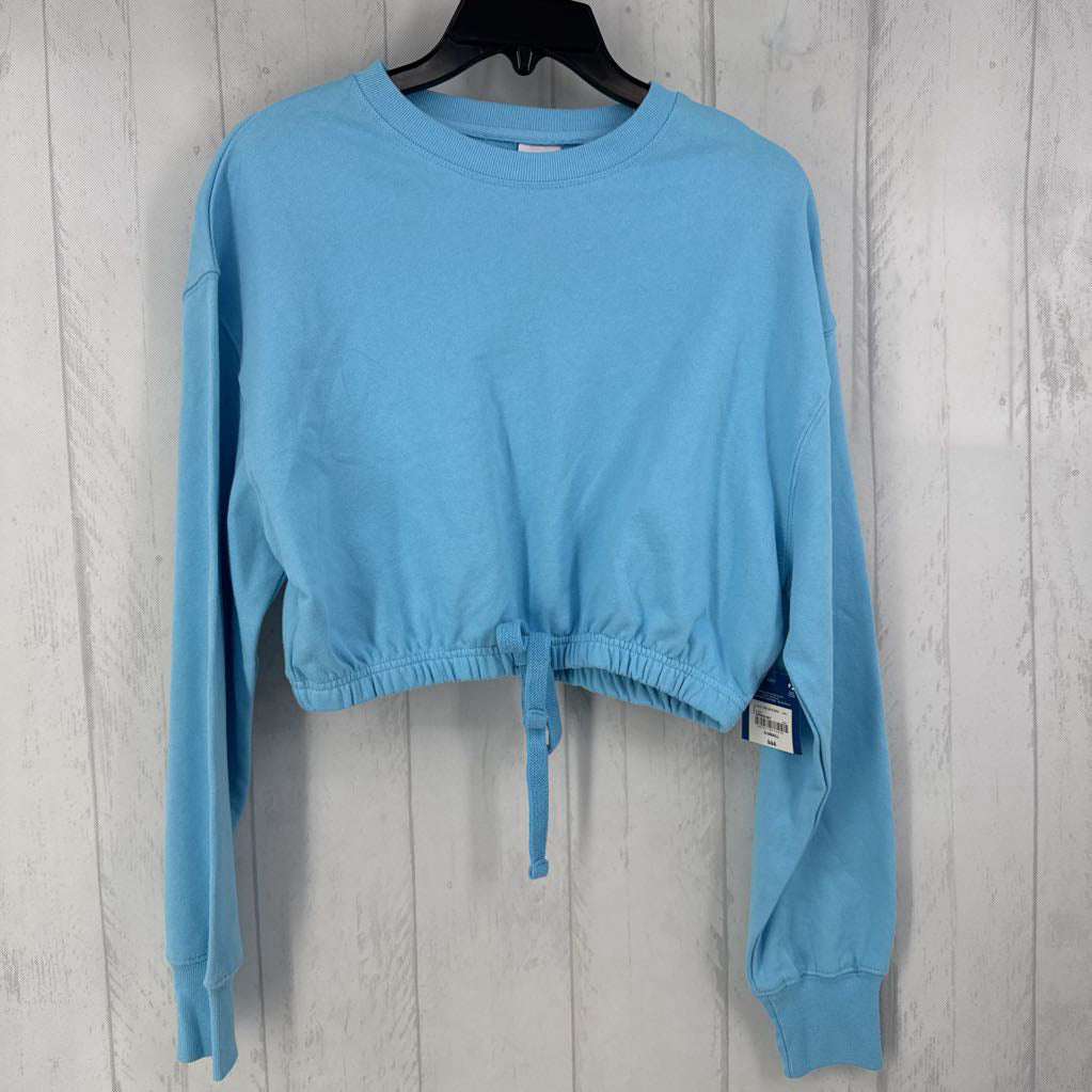 XS drawstring crop sweatshirt