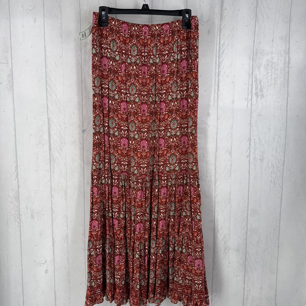 L flo print maxi skirt