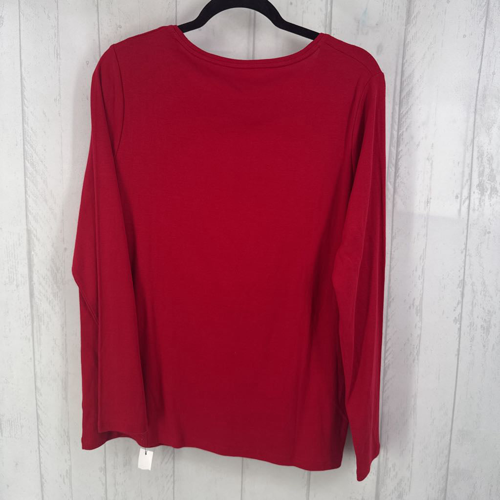 1x l/s crew neck top
