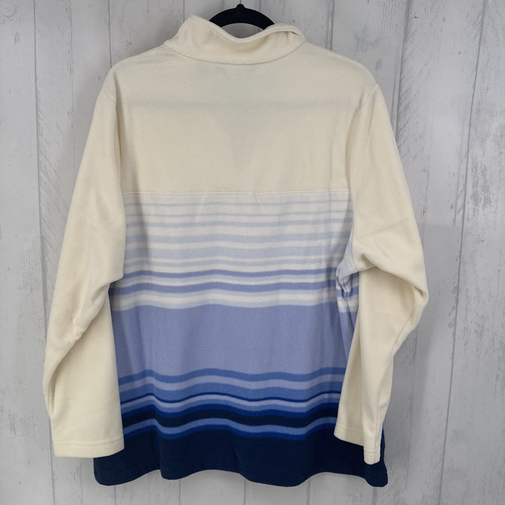 1x l/s fleece quarter zip tops