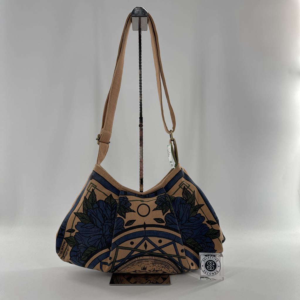 canvas flo print crossbody