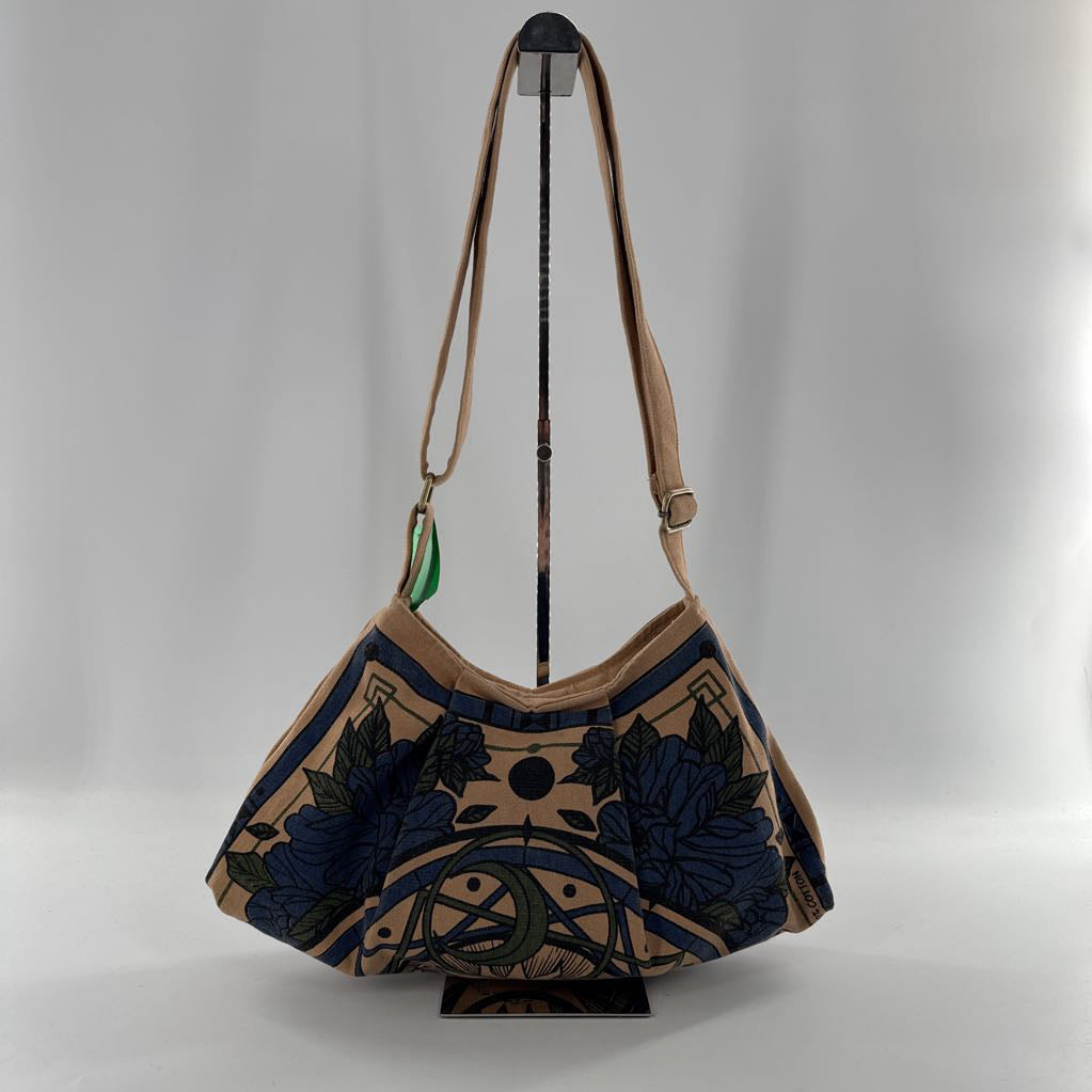 canvas flo print crossbody